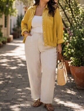 Arrow Mustard Yellow Button-Up Jacket